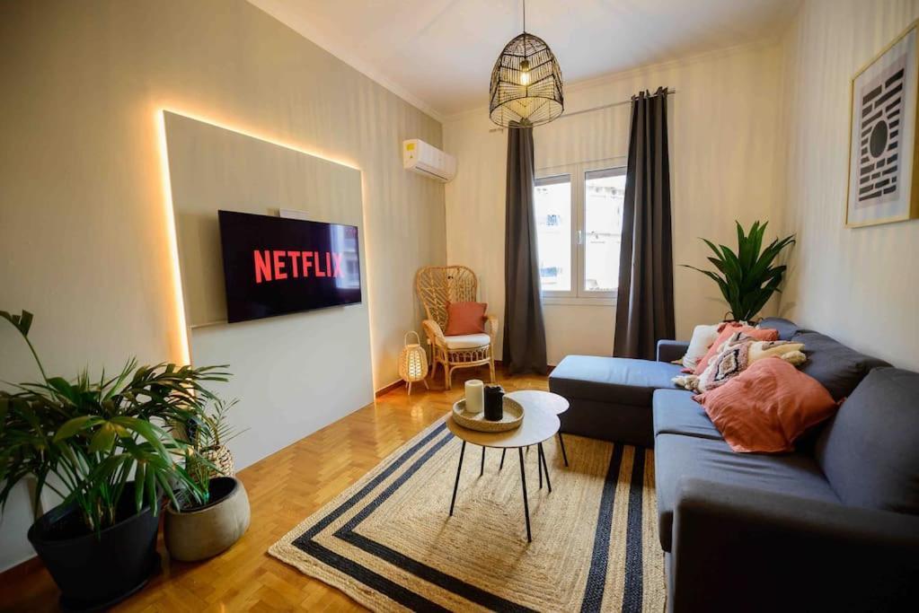Boho Luxury 2 Bedroom Apartment, Acropolis Museum View 雅典 外观 照片