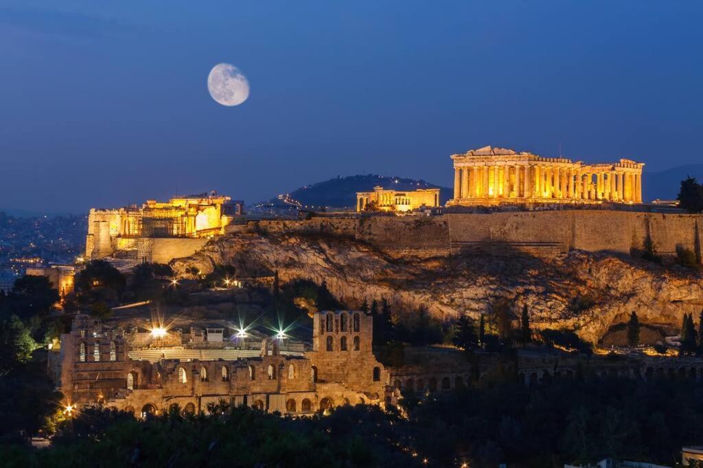 Boho Luxury 2 Bedroom Apartment, Acropolis Museum View 雅典 外观 照片